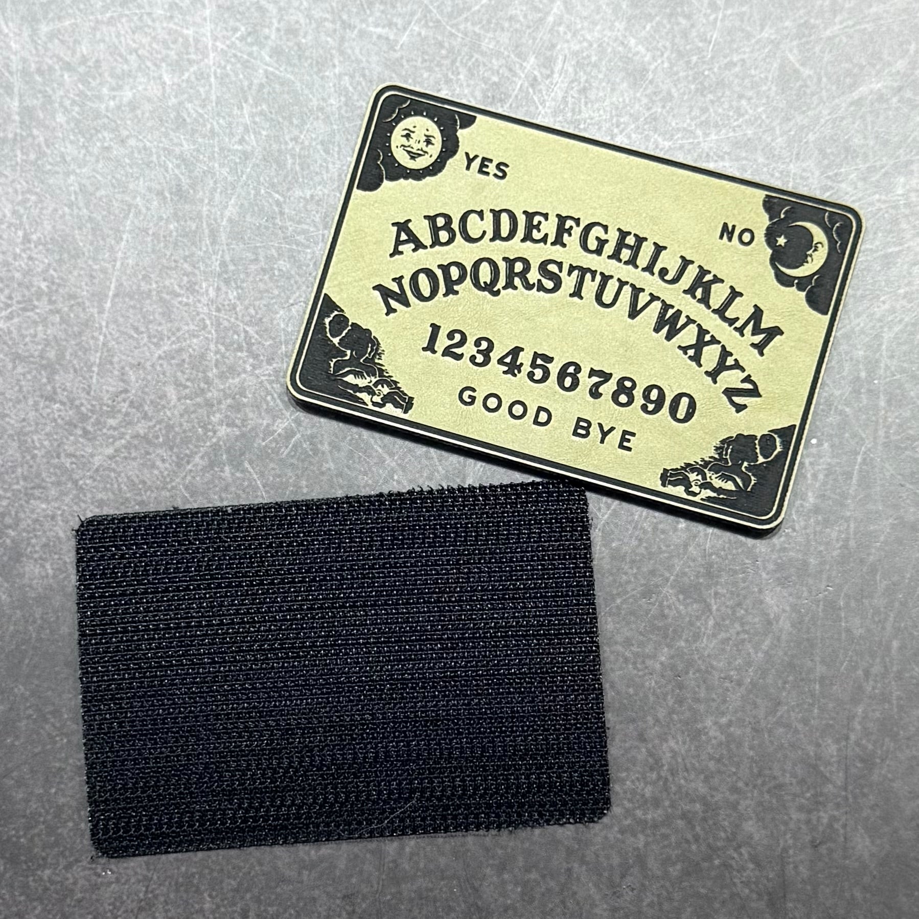 Ouija Talking Spirit Board Funny Morale Patch | Made in USA | VELCRO® Brand Hook Backing