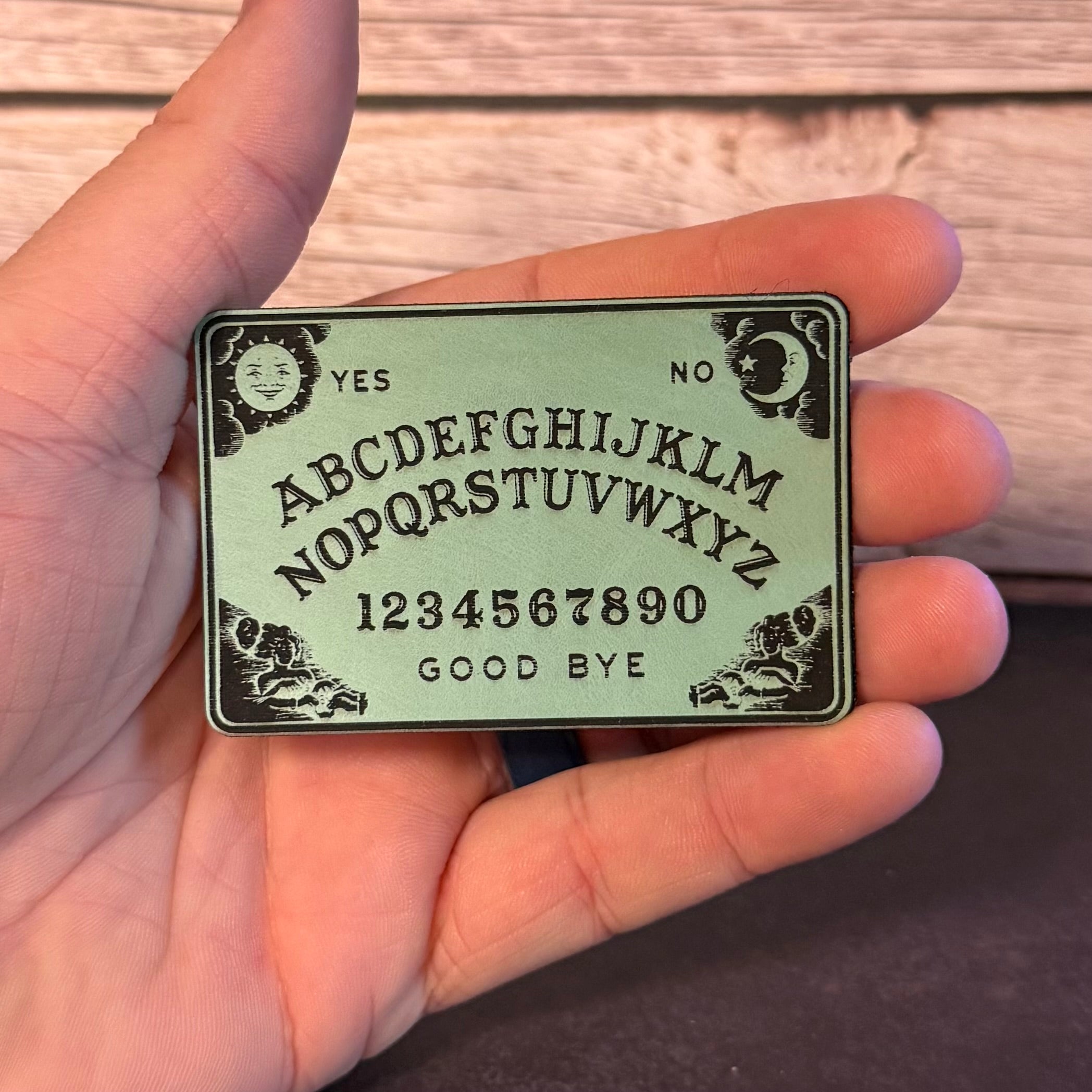 Ouija Talking Spirit Board Funny Morale Patch | Made in USA | VELCRO® Brand Hook Backing