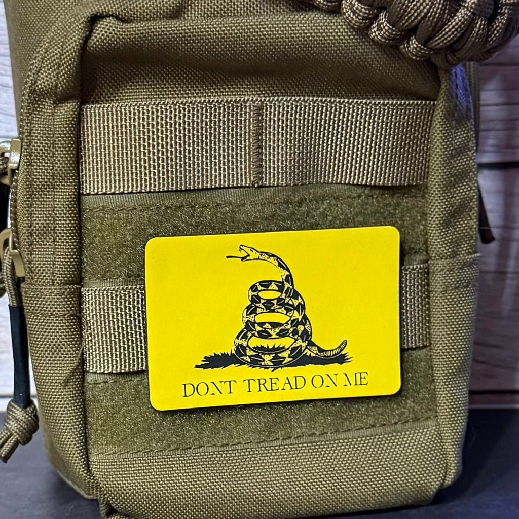 Don’t Tread on Me Gadsden Flag Patch | Made in USA | VELCRO® Brand Hook Backing
