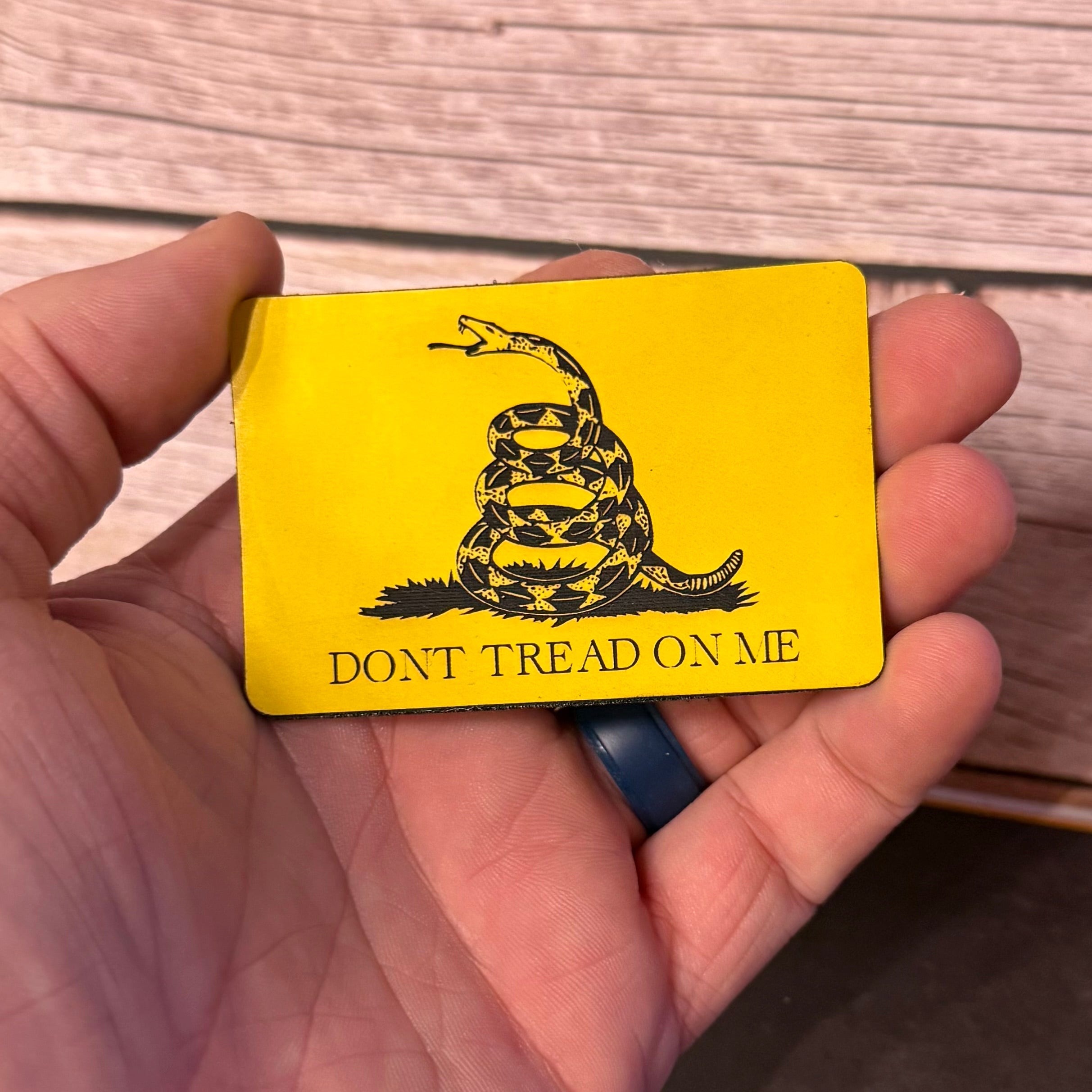 Don’t Tread on Me Gadsden Flag Patch | Made in USA | VELCRO® Brand Hook Backing