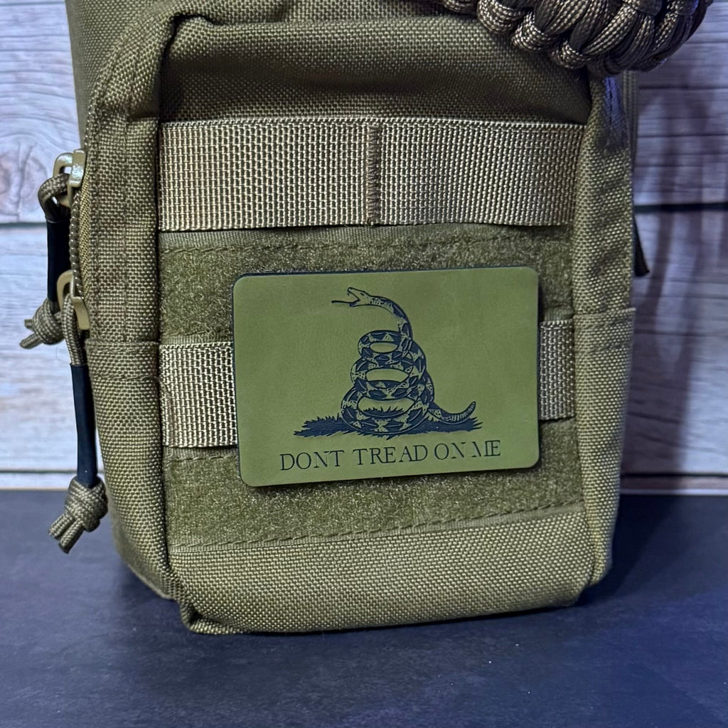 Don’t Tread on Me Gadsden Flag Patch | Made in USA | VELCRO® Brand Hook Backing